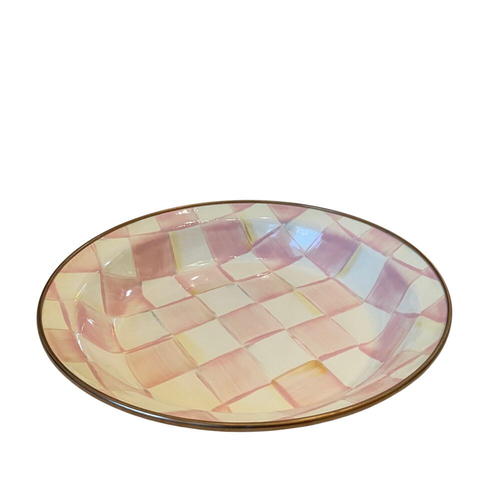 NEW Mackenzie-Childs Rosy Check Pie Plate - Picture 11 of 13